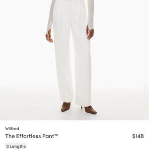 ARITZIA THE EFFORTLESS PANT / BIRCH / NWT / SIZE 6